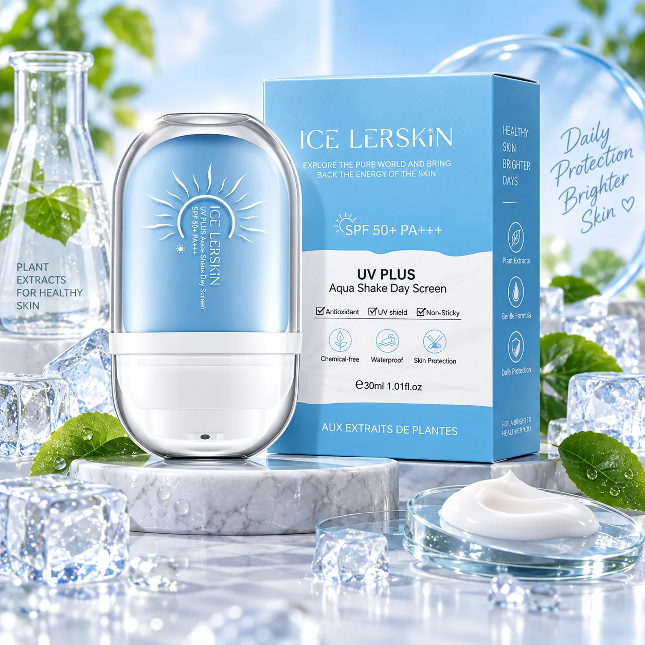 Ice Lerskin Aqua Shake Sunscreen